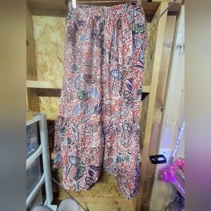 Rachel Zoe NWT Floral Paisley‎ Maxi Skirt Size Small